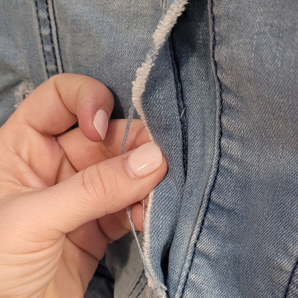 Rockstar Originals Distressed Denim Jacket Mens Size Small - Picture 4 of 6